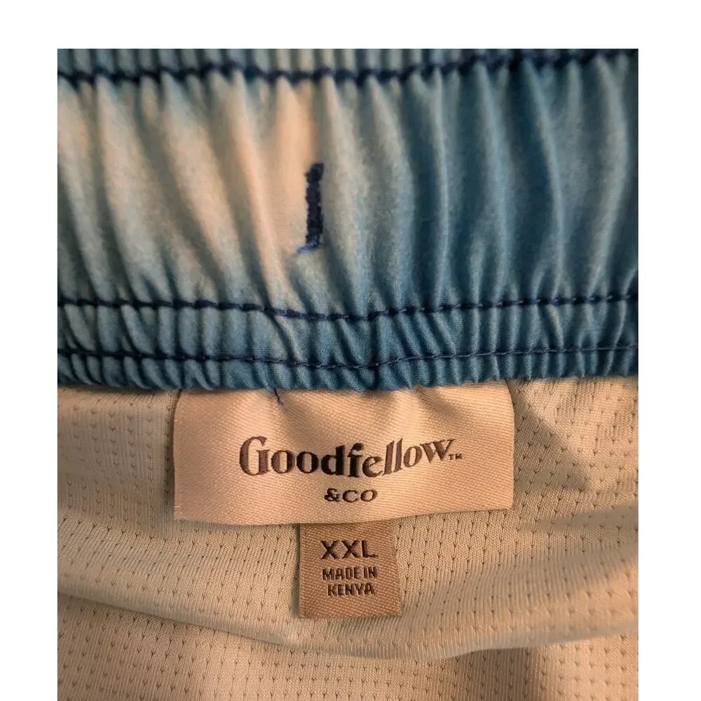 Goodfellow Blue Tie-dye  Swim Shorts XXL